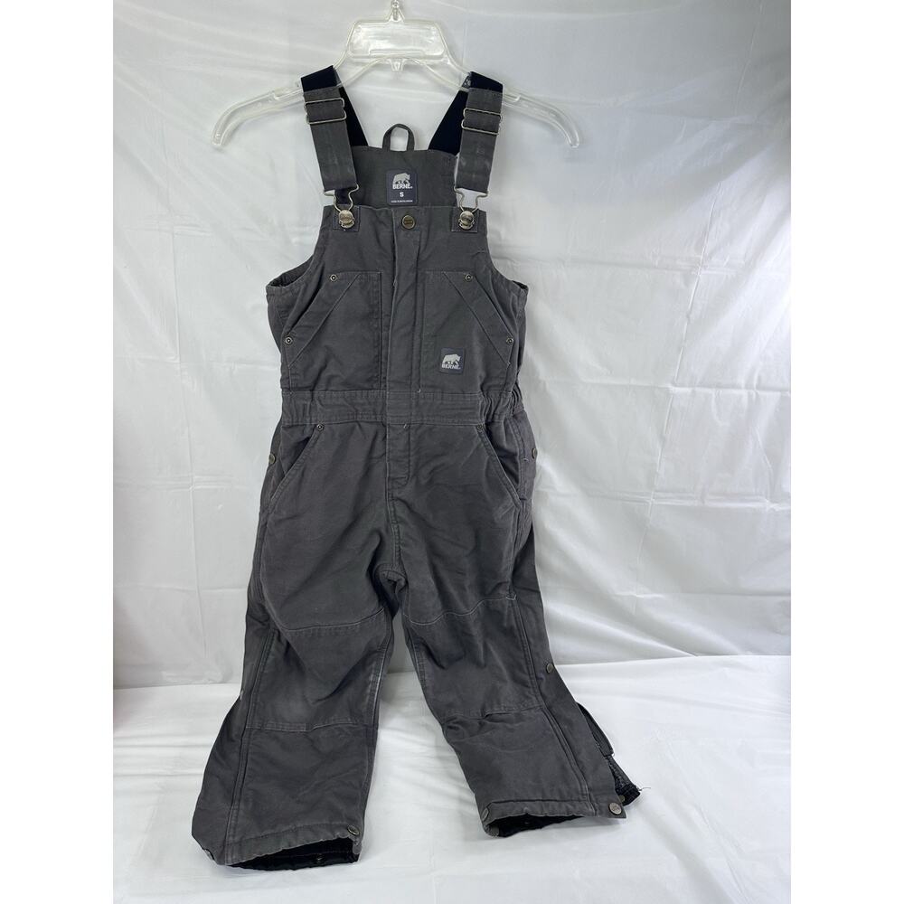 Berne Duck Bib Overall Youth Small Regular BB211TNM Workwear Farm Insulated